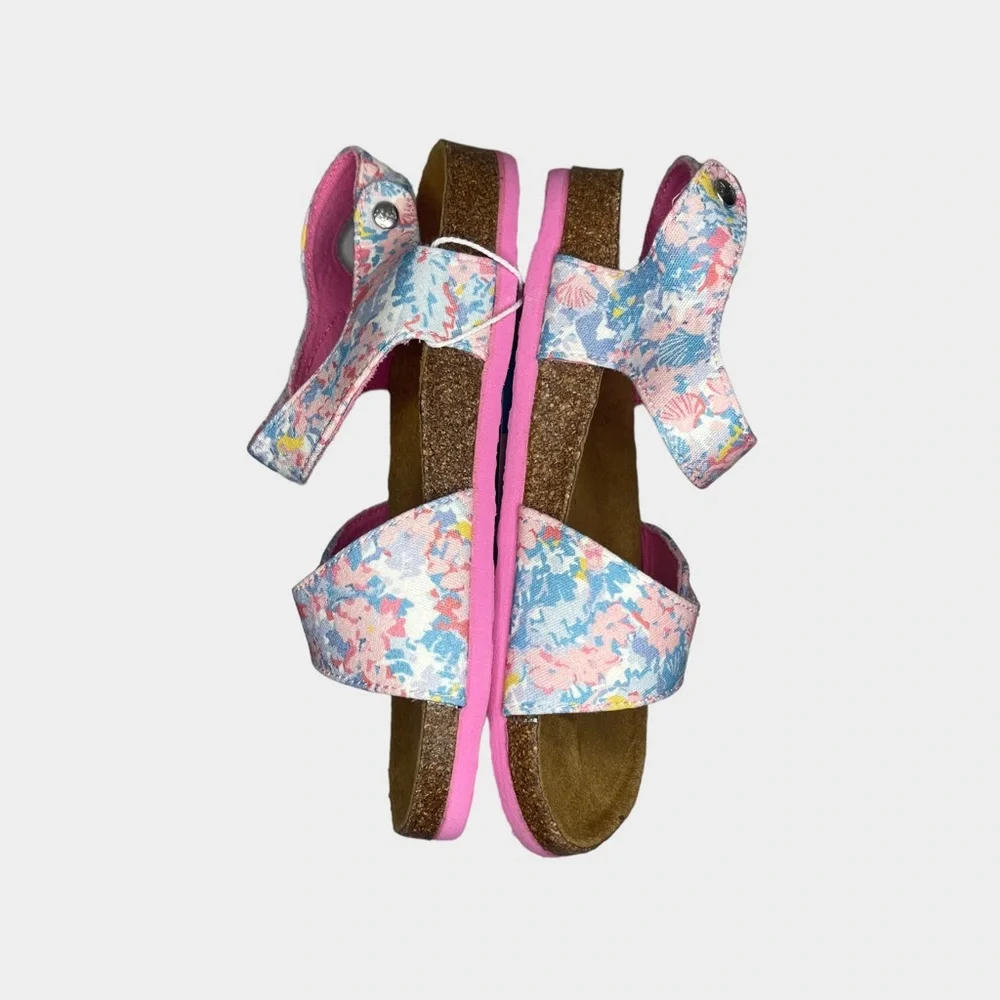 Joules Floral Tippy Toes Strap Sandals